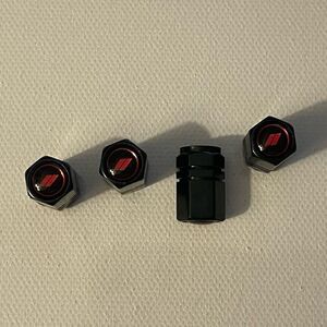 Dodge Charger Valve Stem Caps in Black Set of 4 NWT